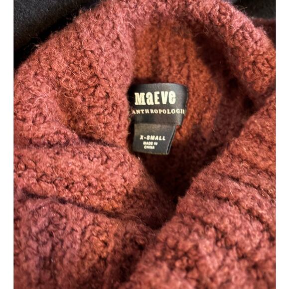 ⭐️Maeve Anthropologie Athena Cowl Neck Sweater XS - Picture 5 of 10